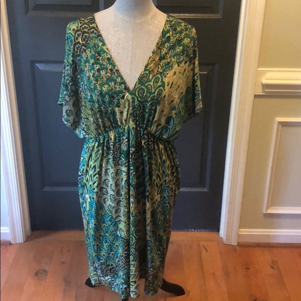 Dolman sleeve dress